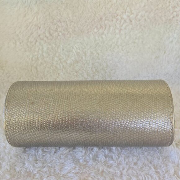 Judith Leiber Gold Textured Sunglasses Case - Picture 3 of 5